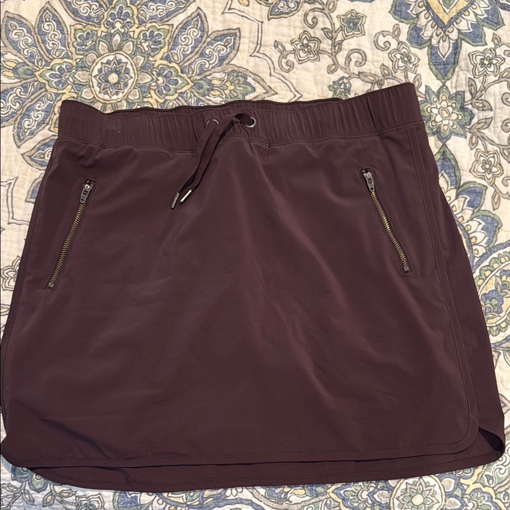 Athleta Chocolate Brown Skirt M